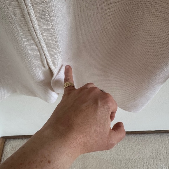 St John Knit White Cardigan Jacket 10 - Picture 5 of 12